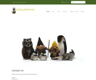 Goinggnome.com(Going Gnome 100% US made needle felting kits) Screenshot