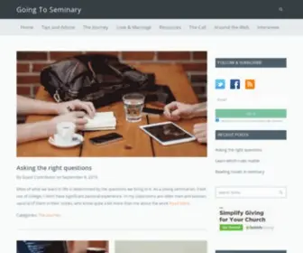 Goingtoseminary.com(Going To Seminary) Screenshot