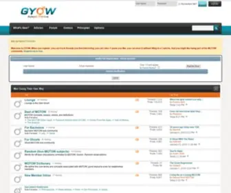 Goingyourownway.com(MGTOW Forum) Screenshot