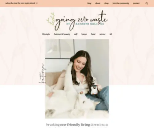 Goingzerowaste.com(Going Zero Waste) Screenshot