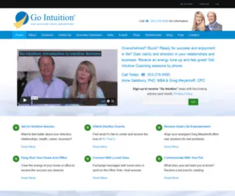 Gointuition.com(Welcome Home to Go Intuition) Screenshot