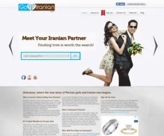 Goiranian.com(Dating website) Screenshot