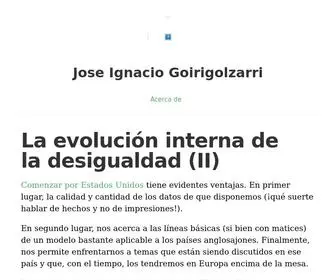 Goirigolzarri.com(Jose Ignacio Goirigolzarri) Screenshot