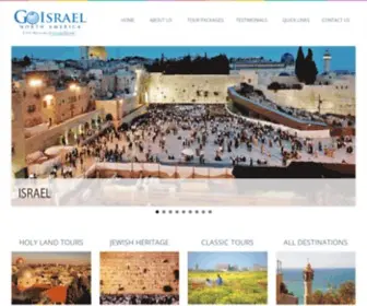 Goisraelna.com(Go Israel NA) Screenshot