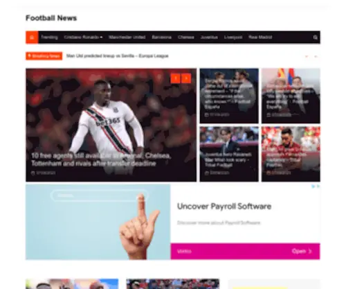 Gojal.net(Football News) Screenshot