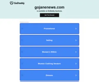 Gojanenews.com(Go Jane News™) Screenshot