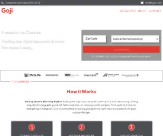 Goji.com(Contact Us) Screenshot