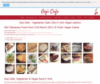 Gojicafe.co.uk(Goji Cafe) Screenshot