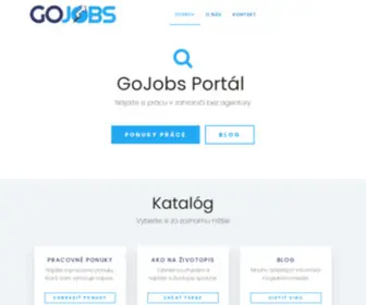 Gojobs.sk(Nájdite si prácu v zahraničí) Screenshot