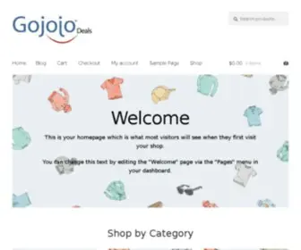 Gojojodeals.com(Gojojo Deals Online Shopping Site) Screenshot