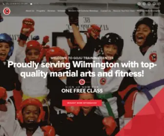 Gojurobics.com(Wilmington Kids Martial Arts) Screenshot