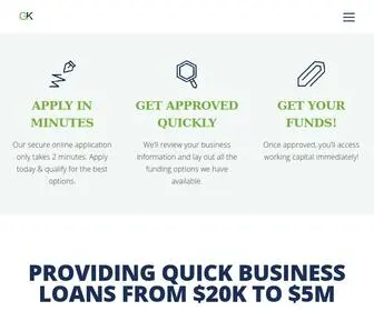Gokapital.com(Quick Business Loans $20) Screenshot
