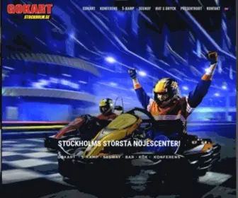 Gokartstockholm.se(Gokart Stockholm) Screenshot