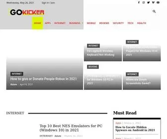 Gokicker.com(Technology, Lifestyle, Business, Travel, & More) Screenshot