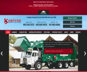 Gokieffer.com(Kieffer Sanitation) Screenshot