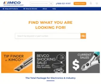 Gokimco.com(Equipment for Electronics) Screenshot