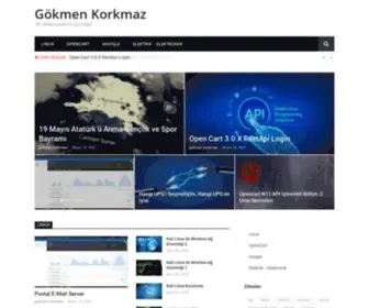 Gokmenkorkmaz.com(Gökmen Korkmaz) Screenshot