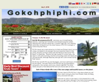 Gokohphiphi.com(Phi Phi Island) Screenshot