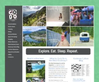 Gokootenays.com(West Kootenay Go and Do) Screenshot