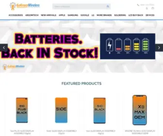 Gokrazywireless.com(Replacement Smartphone Parts Wholesale) Screenshot