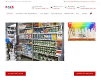 Goksboje.com(Boje za zidove) Screenshot