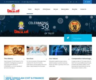 Gokulamchits.com(Best Finance Company) Screenshot