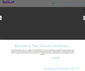 Gokulamhealthcare.com(Sree Gokulam Healthcare Pvt. Ltd) Screenshot