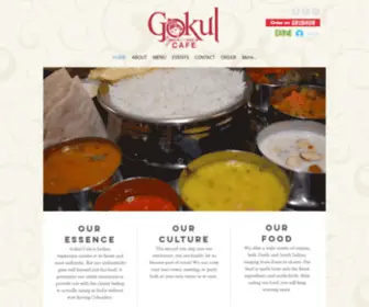 Gokulcafe.com(Gokul Cafe) Screenshot