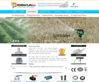 Gokulplast.com(Industrial Valves) Screenshot