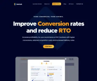 Gokwik.co(Boost eCommerce Conversions with RTO Protection) Screenshot