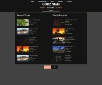 GokZstats.com(GOKZ Stats) Screenshot