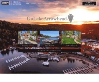 Golakearrowhead.com(Lake Arrowhead Real Estate) Screenshot