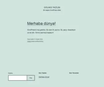 Golaks.com(Golaks Yazılım) Screenshot