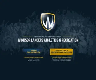 Golancers.ca(Windsor Lancers) Screenshot