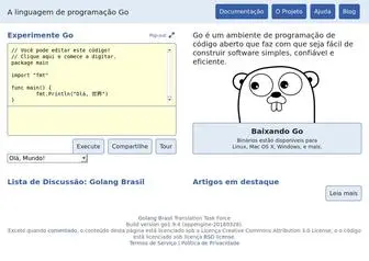 Golangbr.org(Golangbr) Screenshot