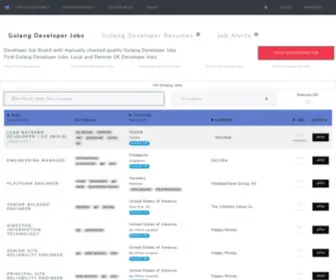 Golangjob.xyz(Golangjob) Screenshot