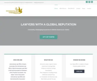 Golawphuket.com(International Law office of Ake & Associates) Screenshot