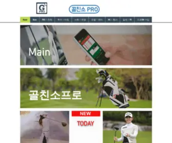 Golchinsopro.com(골친소프로) Screenshot