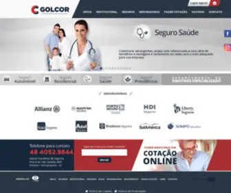 Golcor.com.br(Golcor Corretora de Seguros) Screenshot