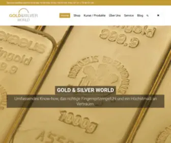 Gold-AND-Silver-World.com(Gold and Silver World) Screenshot