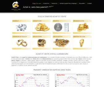 Gold-Cash.lu(Vendre et acheter dor au Luxembourg achat or) Screenshot