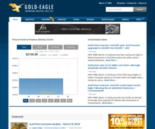 Gold-Eagle.com(Gold Eagle) Screenshot