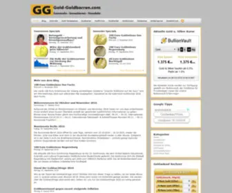 Gold-Goldbarren.com(Gold und Goldbarren) Screenshot