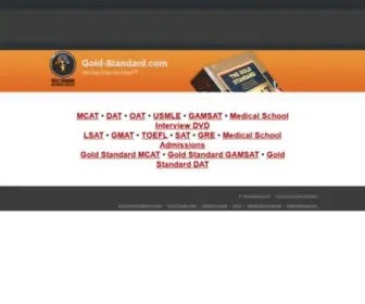 Gold-Standard.com(Gold Standard Multimedia Education) Screenshot