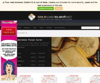 Gold-UND-Silber.net(Münzen) Screenshot