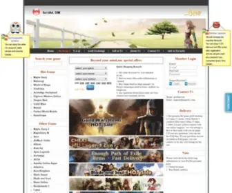 Goldaa.com(Mabinogi Gold Full Stock) Screenshot