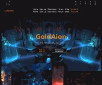 Goldaion.com(The first perfect quality Aion server) Screenshot