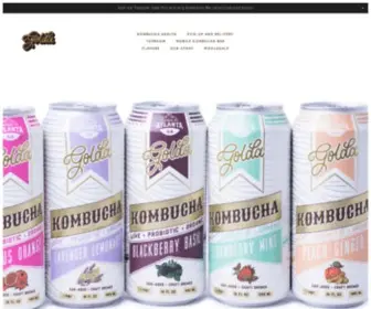 Goldakombucha.com(Golda Kombucha) Screenshot