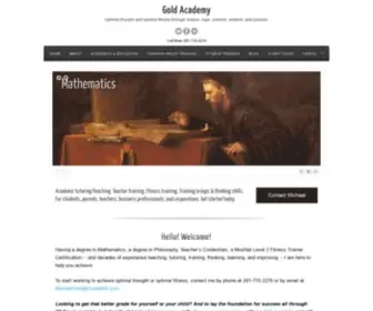 Goldams.com(Gold Academy) Screenshot
