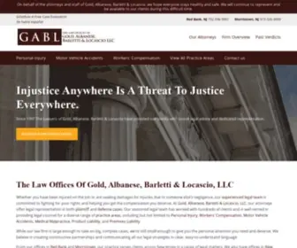 Goldandalbanese.com(The Law Firm of Gold) Screenshot